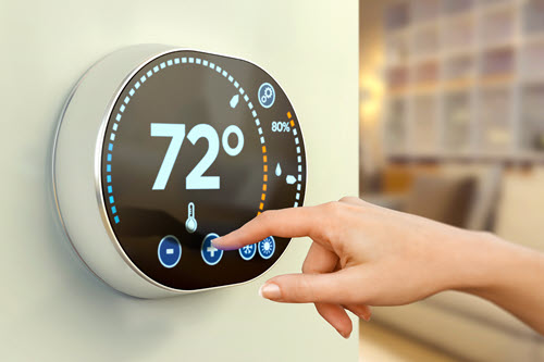 Smart Thermostat - Photo for illustration only, not the actual unit to be installed